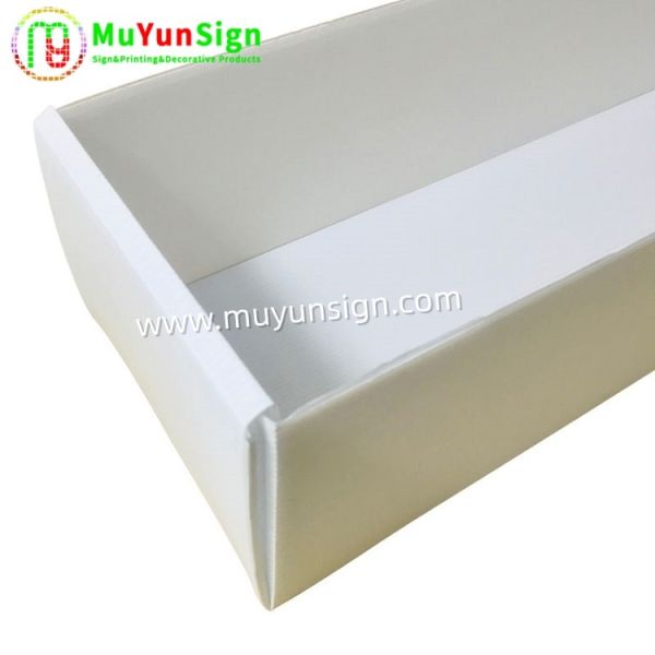 Coroplast Corrugated Plastic Sheet Lightweight Easy Handle Install Multiple Colors