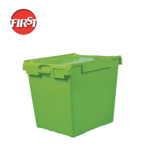 Cheap Stackable Nestable Plastic Crate for Industrial Storage 171L Volume 760x570x620mm Size for sale