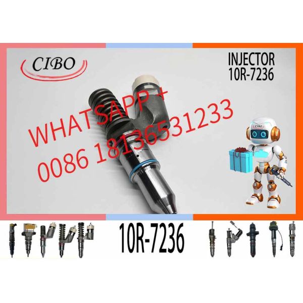 Diesel Fuel Common Rail Injector 2490705 10R7236 249-0705 10R-7236 For C13