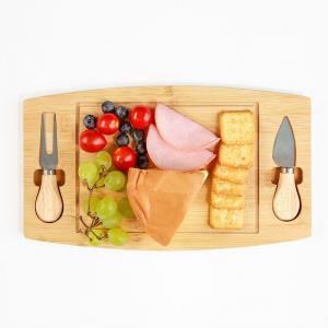 China Wood Smooth Totally Bamboo Cutting Board Food Tray Pizza For Cheese on sale