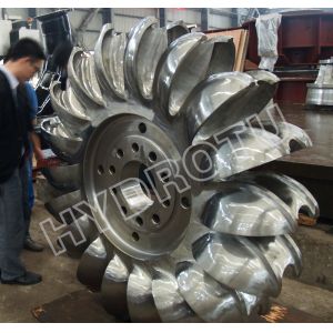 Pelton Hydro Turbine / Pelton Water Turbine For High Water Head Hydropower