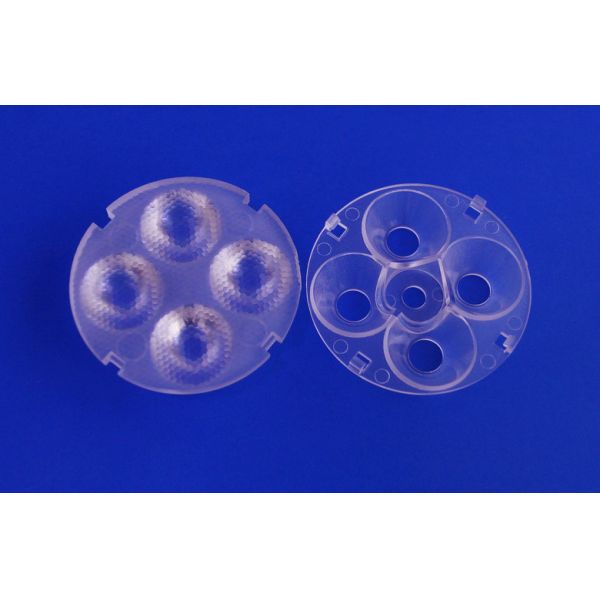 Quality 25 Degree 4 In 1 PMMA SMD LED Lens Array For LED Spot Lighting wholesale