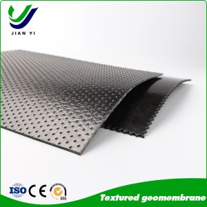 Cheap Easy Construction Laying Textured and anti-slip Geomembrane 1.0mm-2.5mm for Slop application for sale