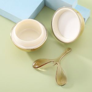 30G Custom Mini Luxury Cosmetic Eye Cream Jar Plastic Containers With Tight