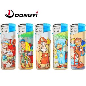 Cr Electronic Gas Torch Lighter with Frost Painting The Perfect Everyday