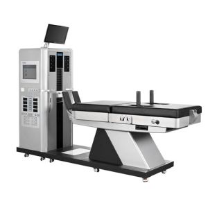 Silver Non Surgical Spinal Decompression Machine With Touch Screen Computer