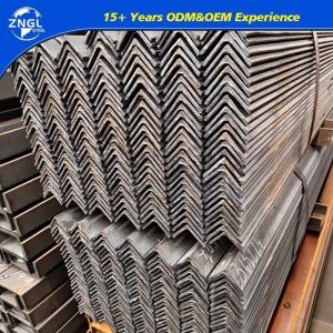 A36 S235jr S275jr Q235 Q345 Galvanized Carbon Steel Angle Iron for Building