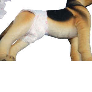 China Customized Color Soft Disposable Pet Diapers Outdoor Female Dog Diapers on sale