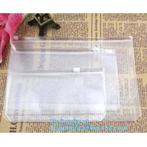 reusable promotional Plastic LDPE slider zipper bags, metallized film bottom