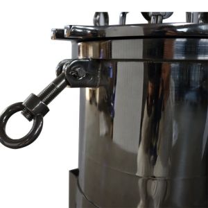 Micron Rating 1-100micron Stainless Steel Bag Filter Housing for Sanitary