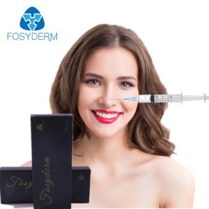 Removing Nasolabial Folds Injectable Dermal Filler With Syringe And Two Needles