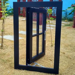 Latest Design Double Glazed Aluminum Casement Windows With Stainless Steel