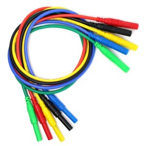 ISO9001 1500V Multimeter Replacement Leads , Multipurpose 4mm Banana Plug Leads