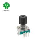Rotary Encoder With Push Button Knob Shaft Lagging Contact Brush Type Operating