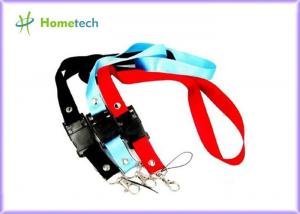 China High quality gifts promotional printed lanyard neck strap USB flash drive for factory workers on sale