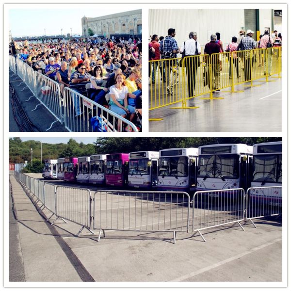 35mm tubing crowd control barrier