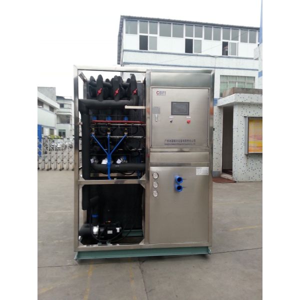 Quality R507 / R404a Refrigerant Industrial Ice Maker Machine , Air Cooled Ice Maker wholesale