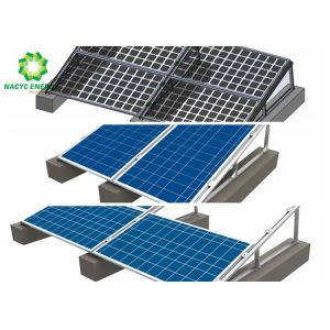 Aluminum Bracket Flat Roof Solar Power Mounting SystemLighting System Mounting