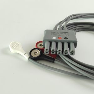 Philip Grey Original 3-Lead Button Branch 1M US Standard RA White, LL Red, LA