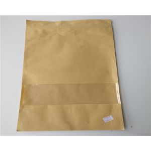 Front Side Clear Customized Paper Bags For Powder / Candy / Coffee