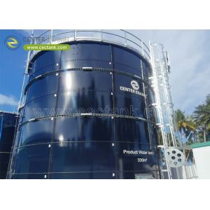 China Glass Lined Steel Anaerobic Digester Tank for Large Biogas Plants on sale