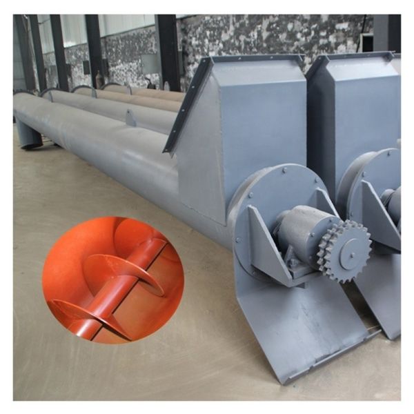 Flexible Cement Screw Feeder Tubular Spiral Vibration Conveyor With Customized