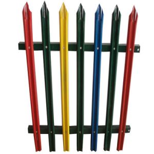 China Customized Metal Palisade Fence , Eco Friendly Steel Palisade Fence Panels on sale