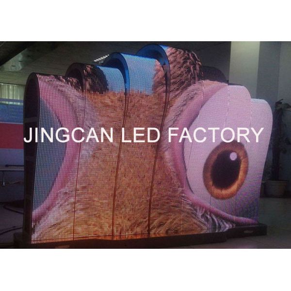 Customized Size Flexible LED Screen Soft With 160° Vision Angle