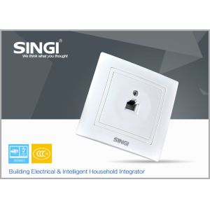 High performance Small Wall Switch Socket / Computer Socket long lifetime