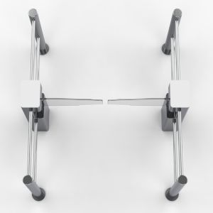 Rotating Turnstile Swing Gate 600mm Passage Width Pedestrian Access Control