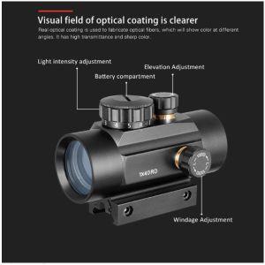 Airsoft Green Red Dot Reflex Sight 3X44 2X40 3X42 1X40 With 11/20mm Mount