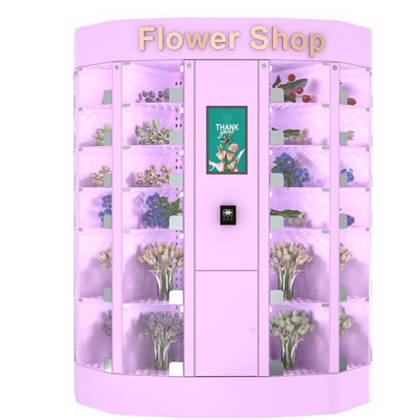 Quality Smart Automatic Flower Vending Locker Large Capacity With Adjustable Temperature wholesale