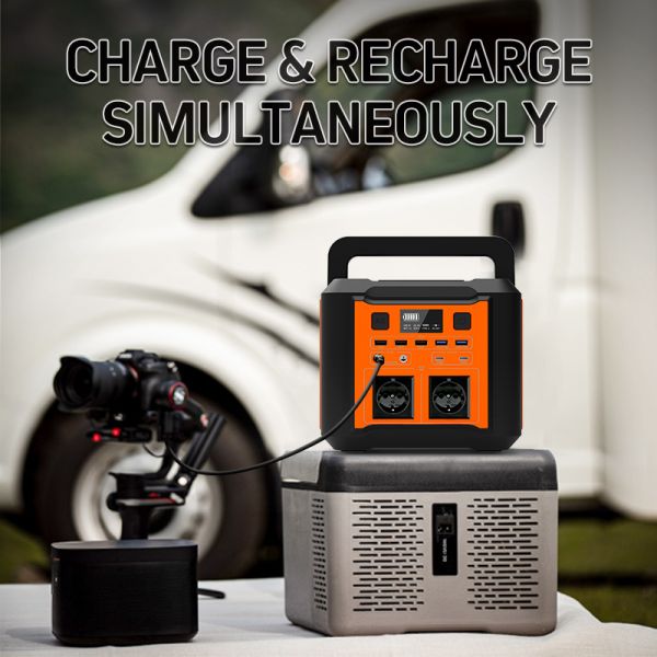 80000mAh 300W Portable Solar Generator for RV / Van Trip Camping