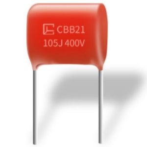 Good Moisture Resistance Metallized Polypropylene Capacitors CBB21 105J 400V P15MM