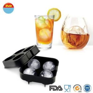 4-ice ball large wholesale personalized make your own custom silicone ice cube