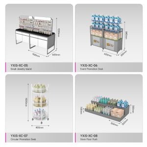 Makeup Display Shelf Integral Back Cabinet With Light-box For Cosmetic Store