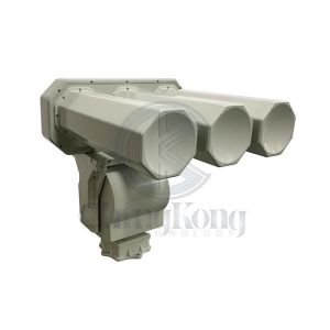 60W 1500m 15dbi Antenna Drone Signal Jammer With Vehicle Holder