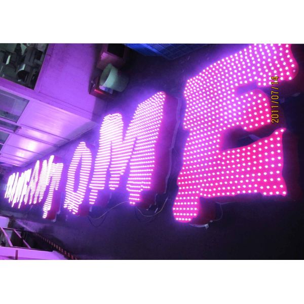 DC5V Outdoor Advertising Led Channel Letter With RGB Full Color Effect