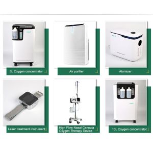 Household 96% High Purity Oxygen Generator , Medical Electric 3 LPM Oxygen