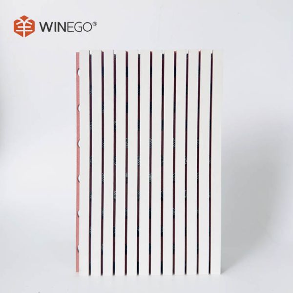 Quality Custom Color Grooved Acoustic Wood Wall Panels 15mm For Aesthetically Spaces wholesale