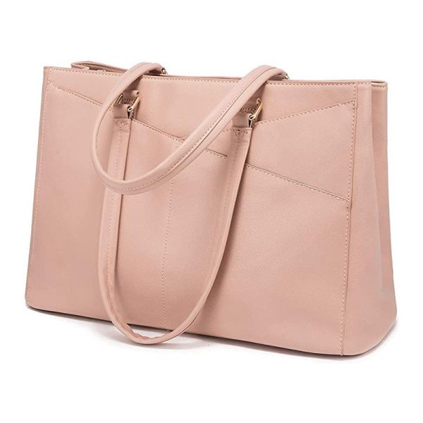 Quality 16.5 X 5.2 X 11 Inches Ladies Tote Laptop Bag Zipper Closure wholesale