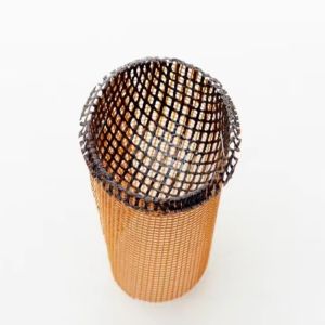 Mesh-filter Cap Fiberglass Filter Mesh For Molten Aluminium Liquid Filter from