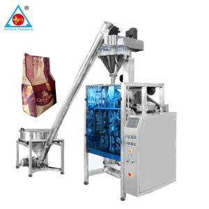 CE quad stand up pouch filling and bagging sealing machine for flour food powder
