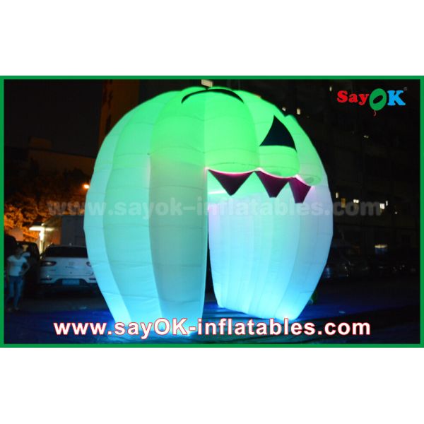 Quality Cute Inflatable Holiday Decorations Lighting Ghost Door / Large Inflatable Pumpkin wholesale