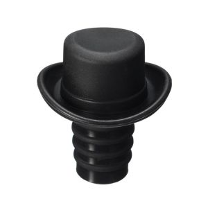 Screw Cap Custom Funnel Wedding Silicone Wine Stopper Preventing Leaks