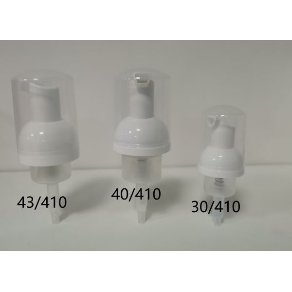 Easy To Carry Colorful Mini Foam Pump Screw On Closure For 0.4 Cc Foam Output