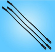 Cheap ABNM Hot sales EAS accessories security double loop steel lanyard for sale