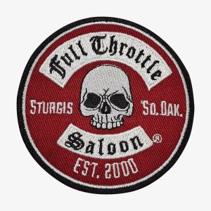 Cheap Twill Background Iron On Patch Dry Cleanable Motorcycle Clubs for sale