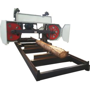 China 80HP Diesel Large Bandsaw Mill 2500mm Automatic Saw Mill Machine on sale