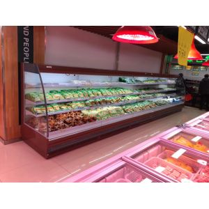 Meet Customized Multideck Open Display Chiller With Brilliant LED Lights